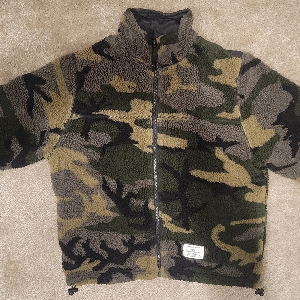 Alpha Industries Camouflage Fleece Jacket